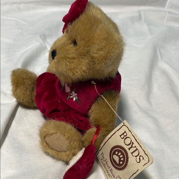 Vintage Boyds Head Bean Collection Stuffed Bear "Hugs To You" 8" - Picture 2 of 3